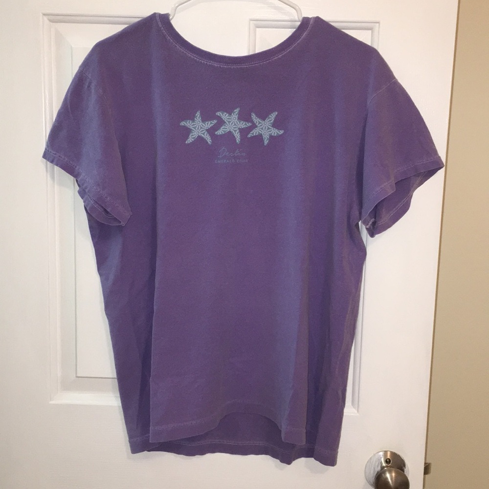 Lilac Destin Comfort colors t-shirt